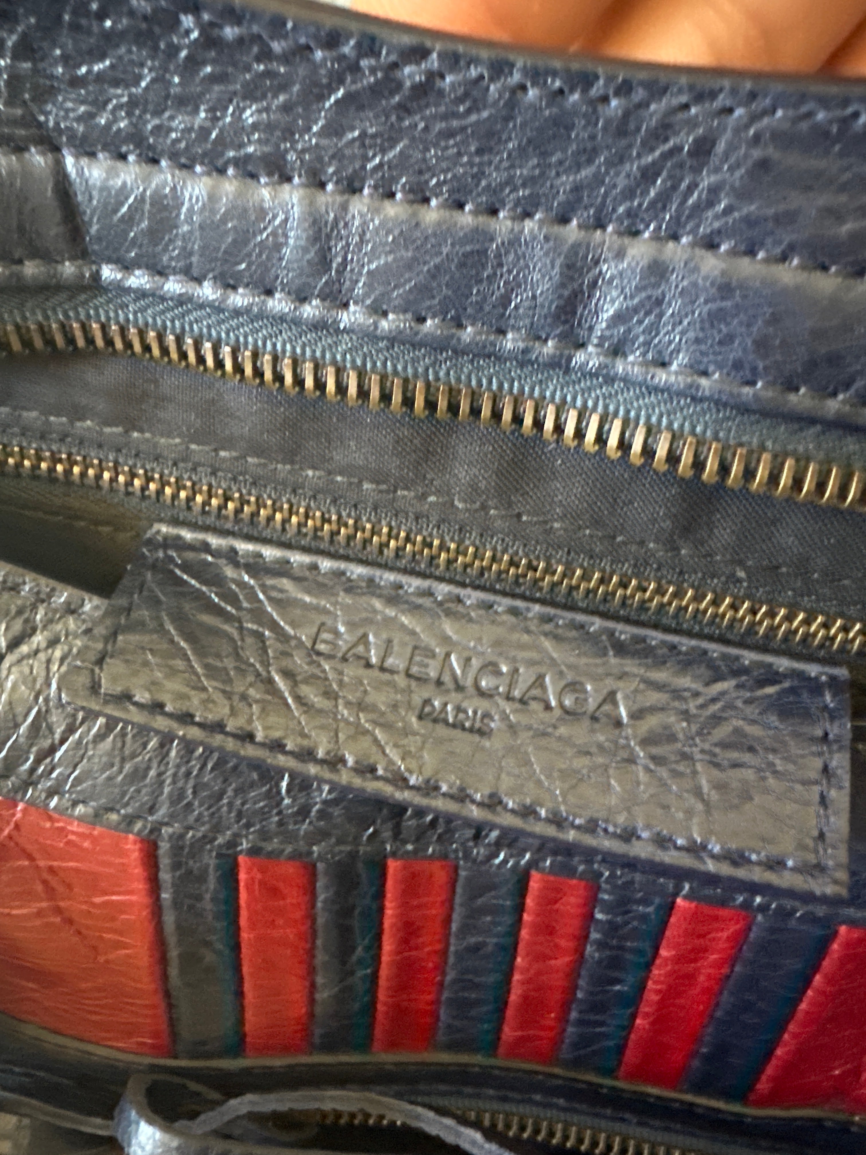 Balenciaga Striped City Bag – Fall/Winter Collection