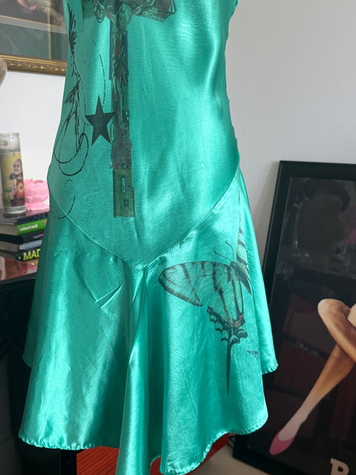 Arcane Angel One of One Emerald Slip Dress M
