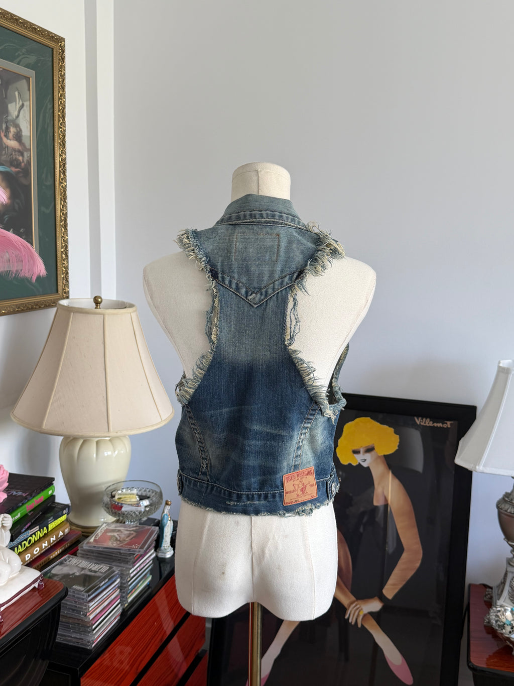 True religion denim vest