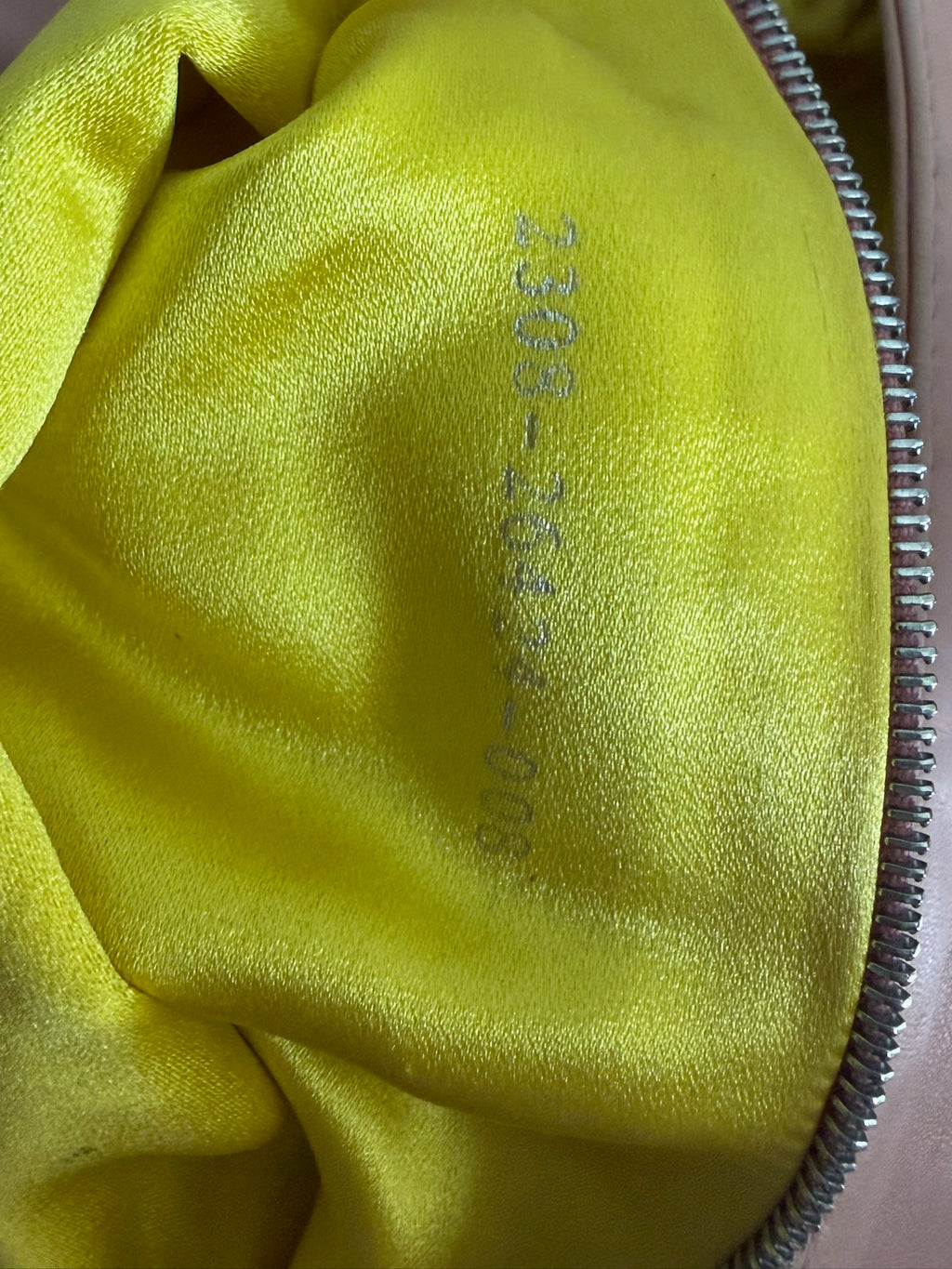 Fendi Blush Pink Nappa Leather Baguette Bag with Yellow FF Clasp (2003-2005)