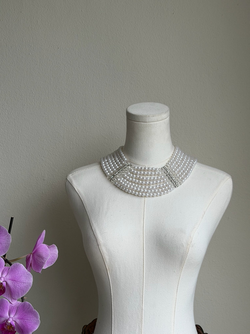 Heaven Pearl Collar Necklace