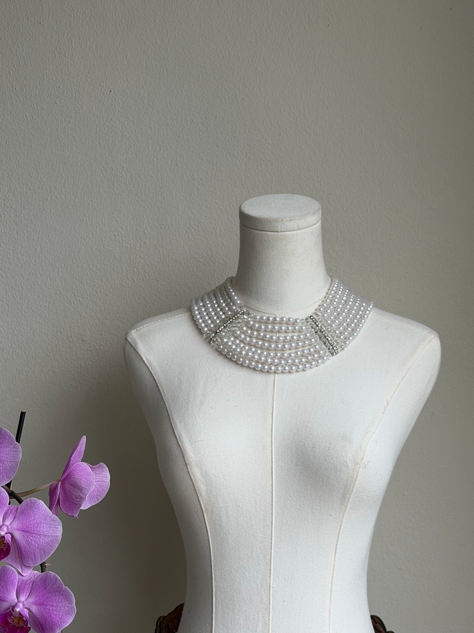 Heaven Pearl Collar Necklace