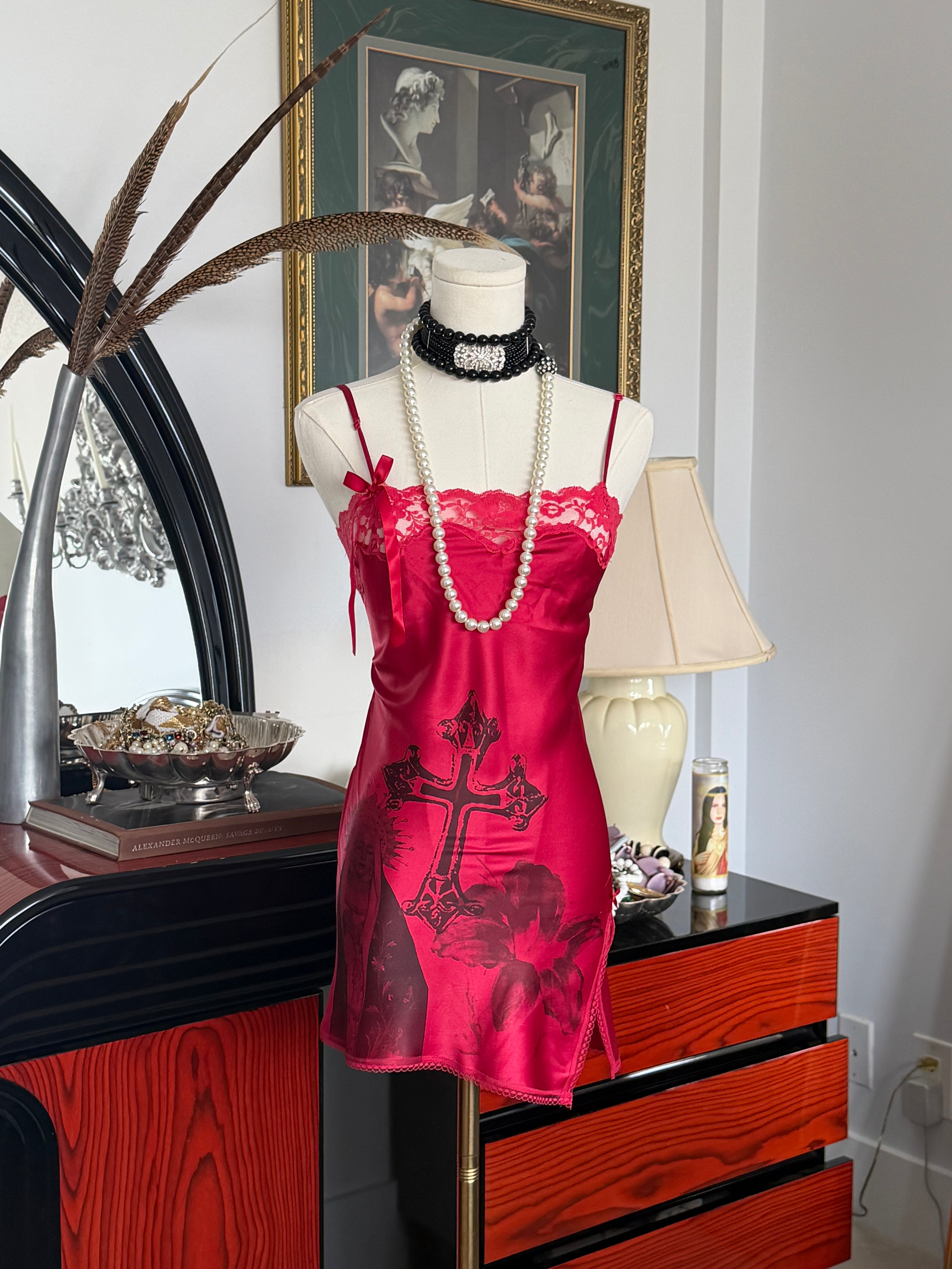 Deep red Arcane slip XS