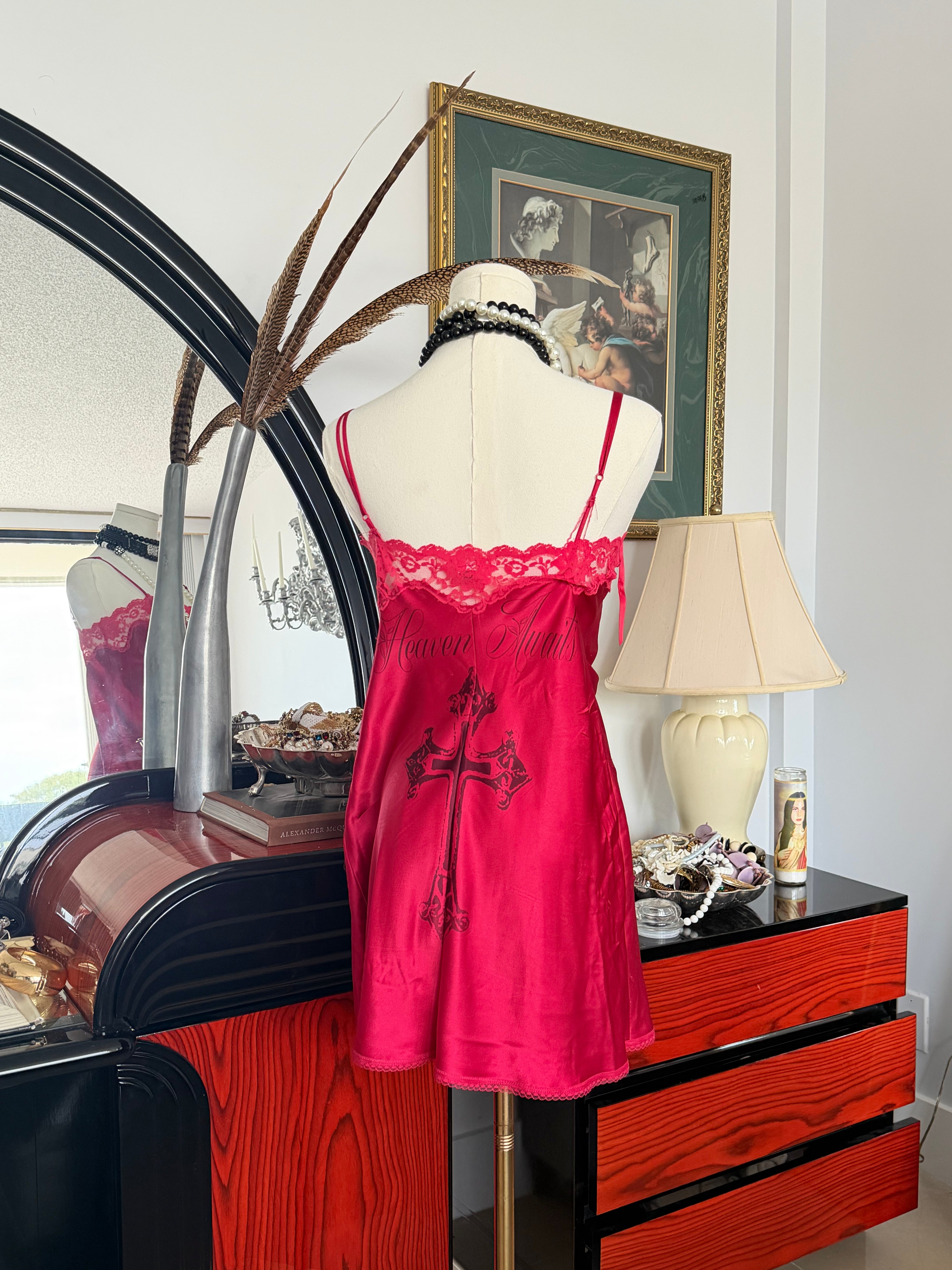 Deep red Arcane slip XS