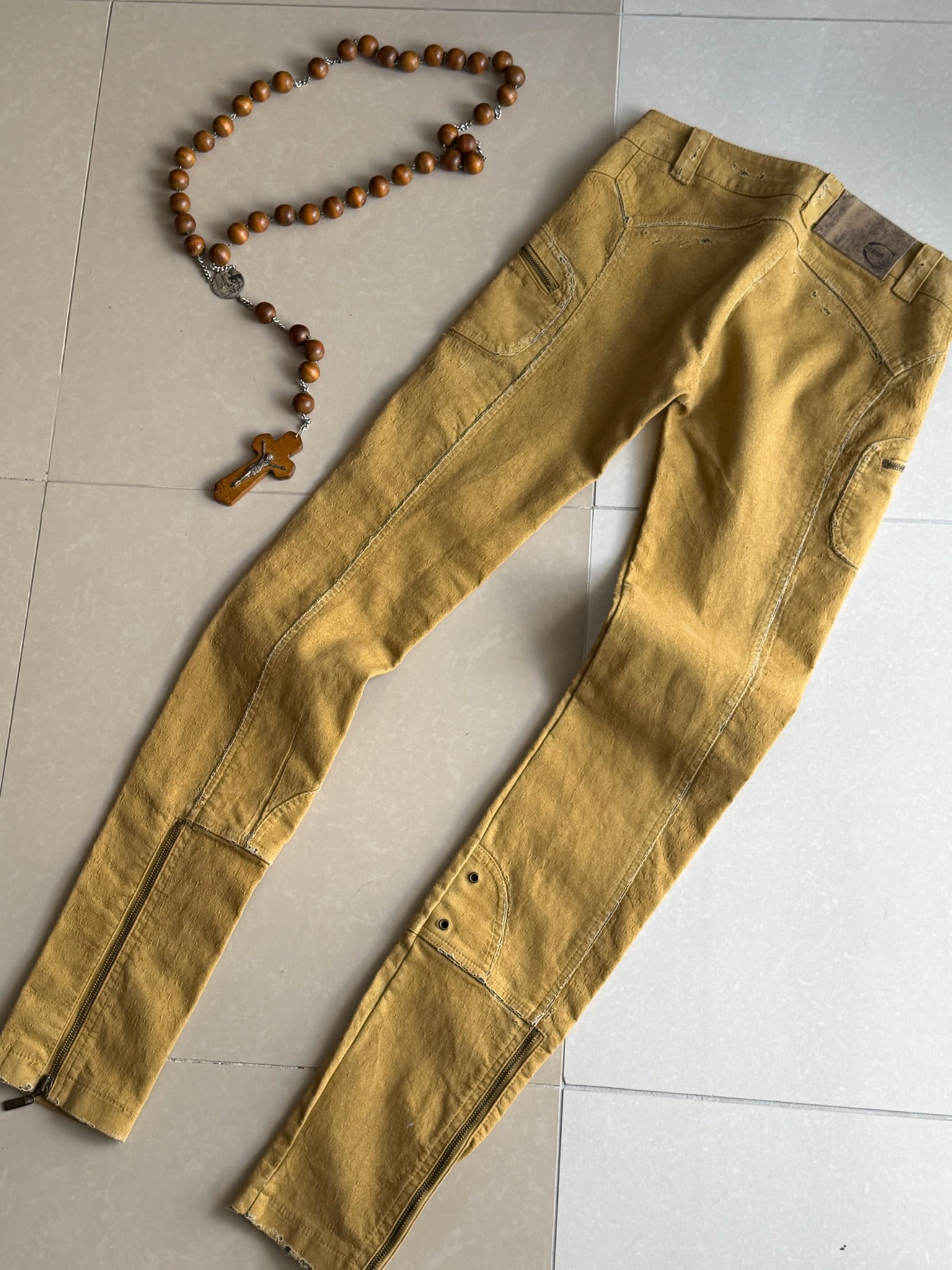 Just Cavalli Distressed Moto Pants 28