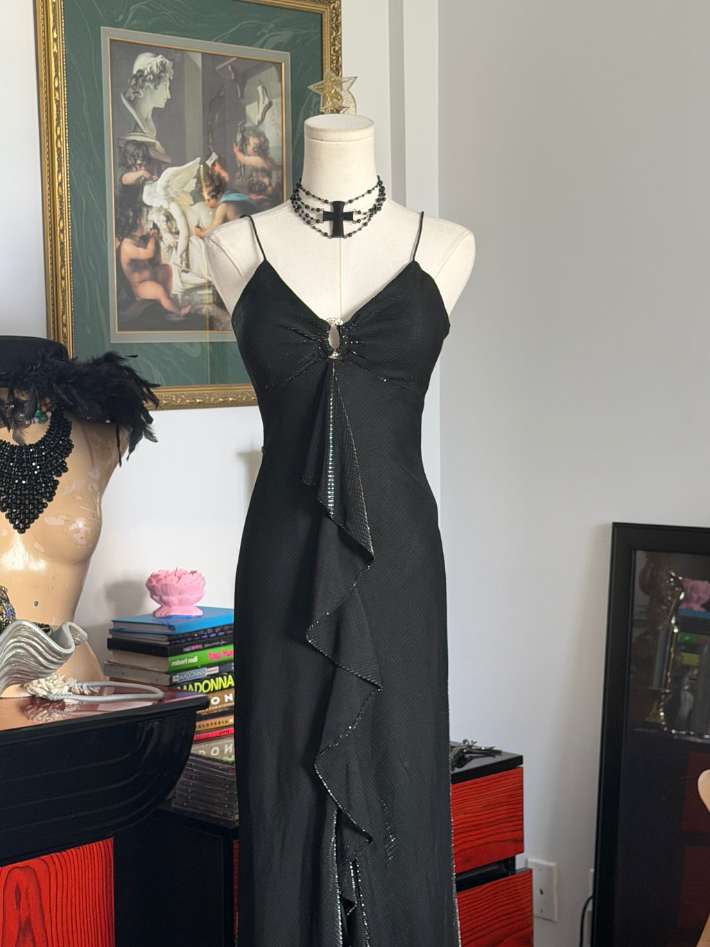 Cache Black Evening Gown