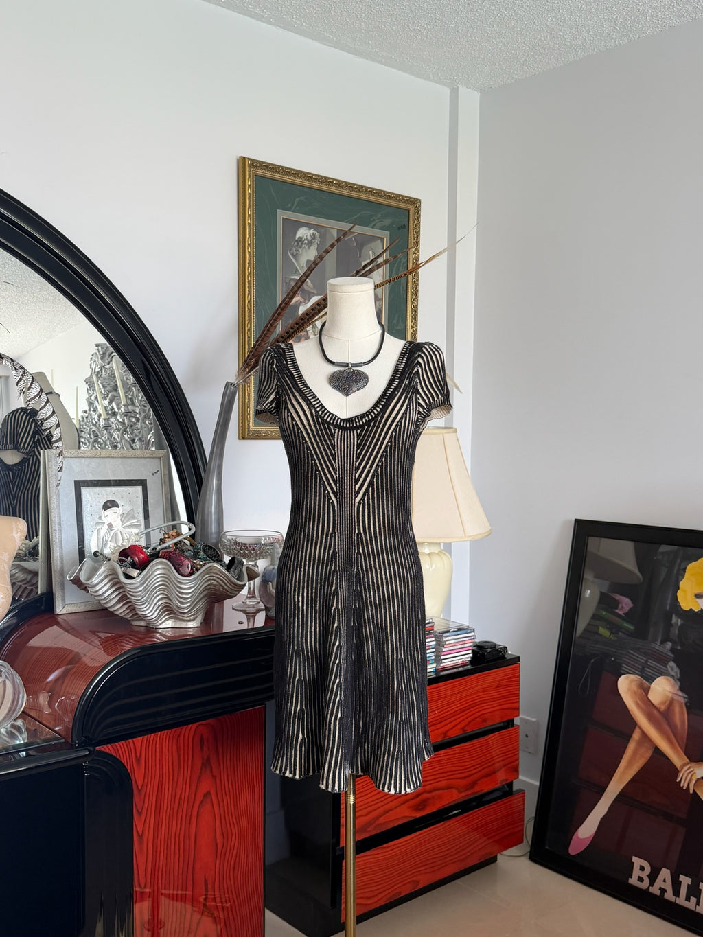 FREE PEOPLE ribbed knit bodycon dress
