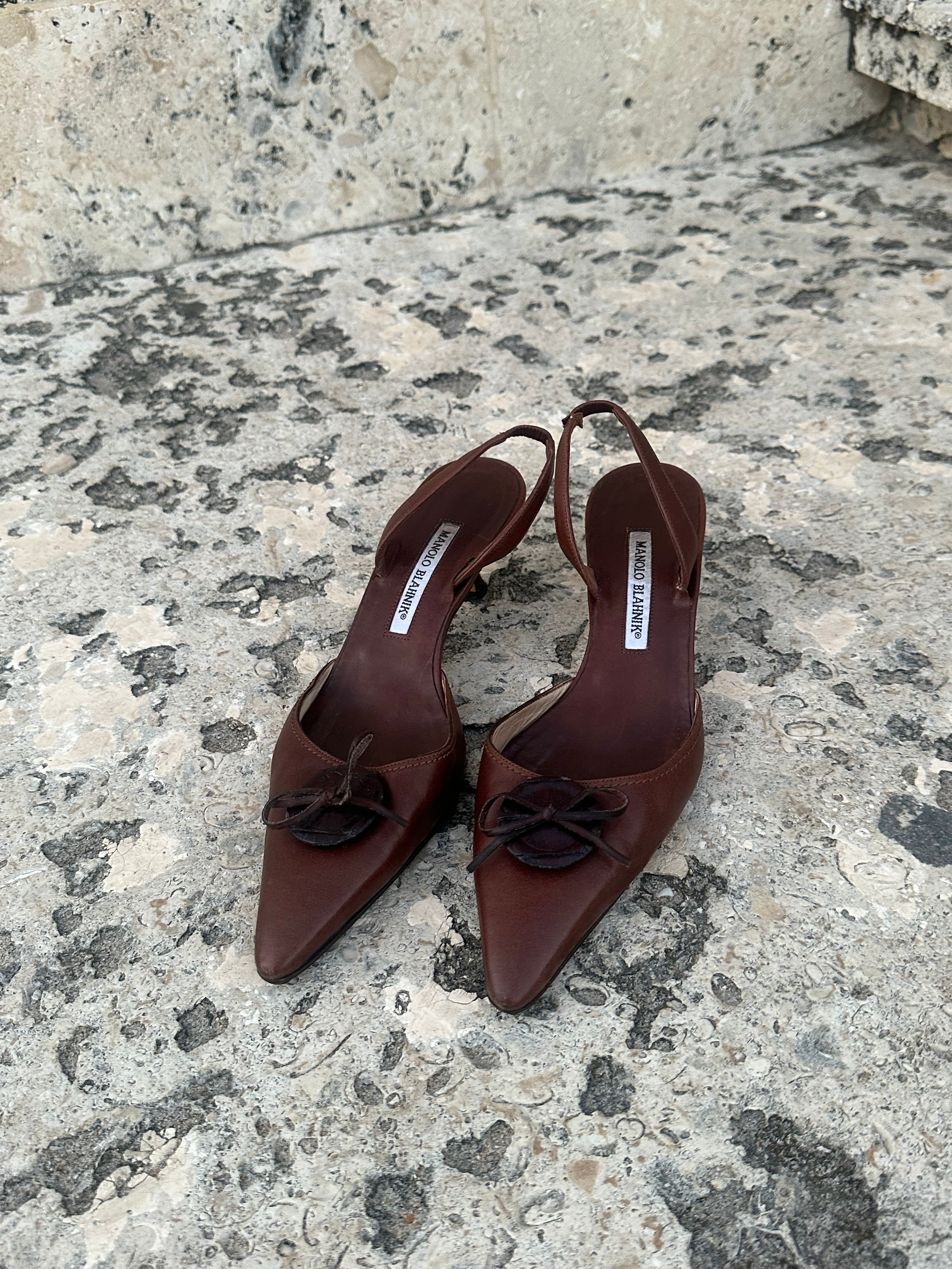 Chocolate Manolo Blahnik 39.5