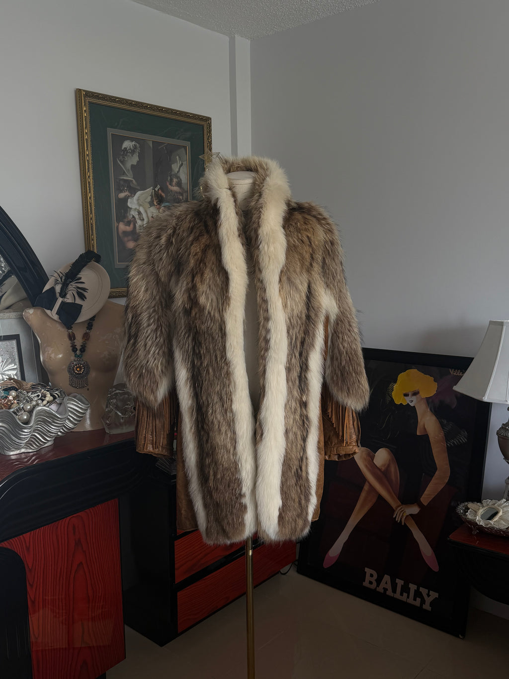 Vintage Genuine Fur & Suede Fringe Coat – Willy Rudke Atlantic City