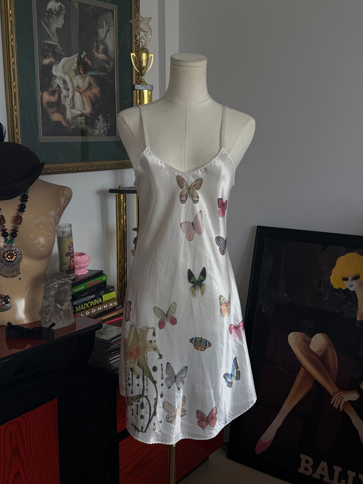 Arcane Angel “Desire Me” Butterfly Slip Dress xs-s