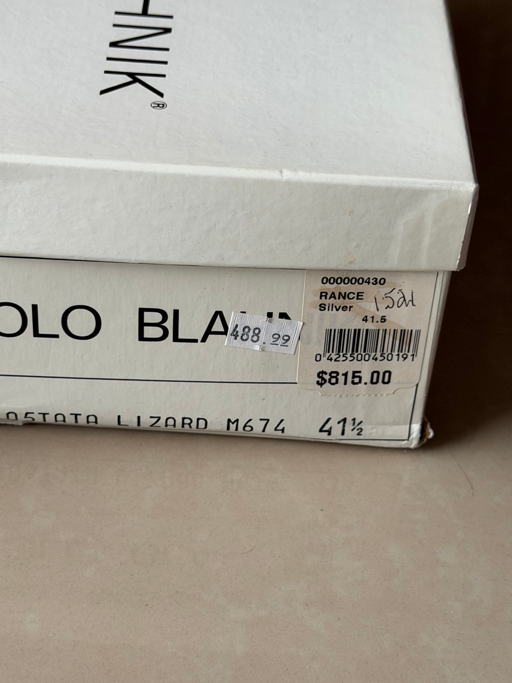 Manolo Blahnik Metallic Strappy Heels with Medallion Details – IT 41.5 (Fits IT 40 / US 10)