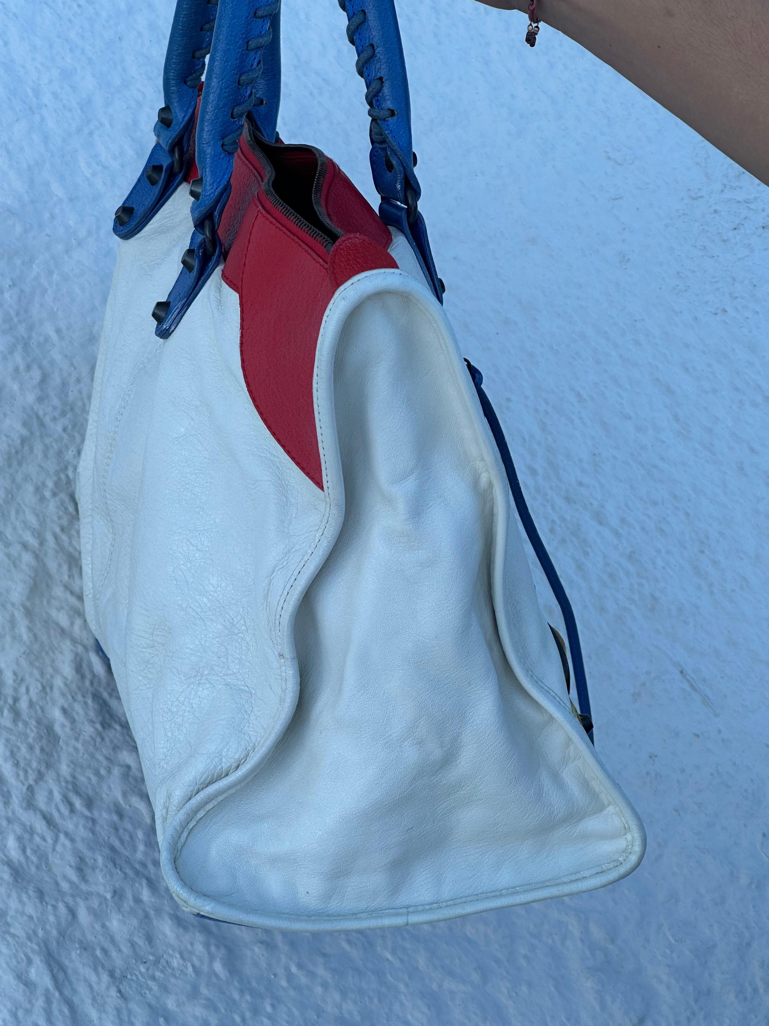 Balenciaga “Lego” Tricolor City / Work Bag (Arena Leather)