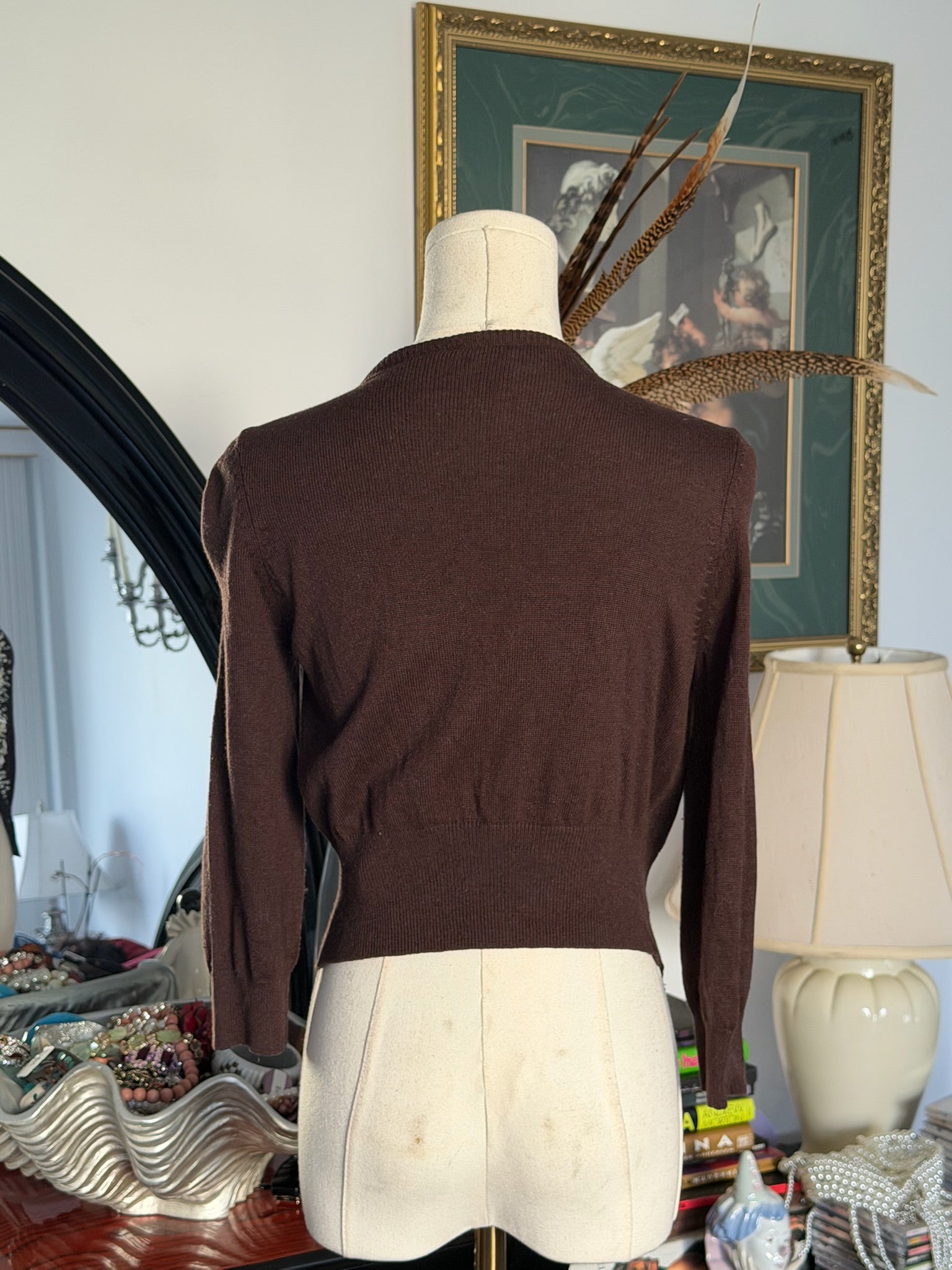 Vintage Bebe Embellished cardigan S