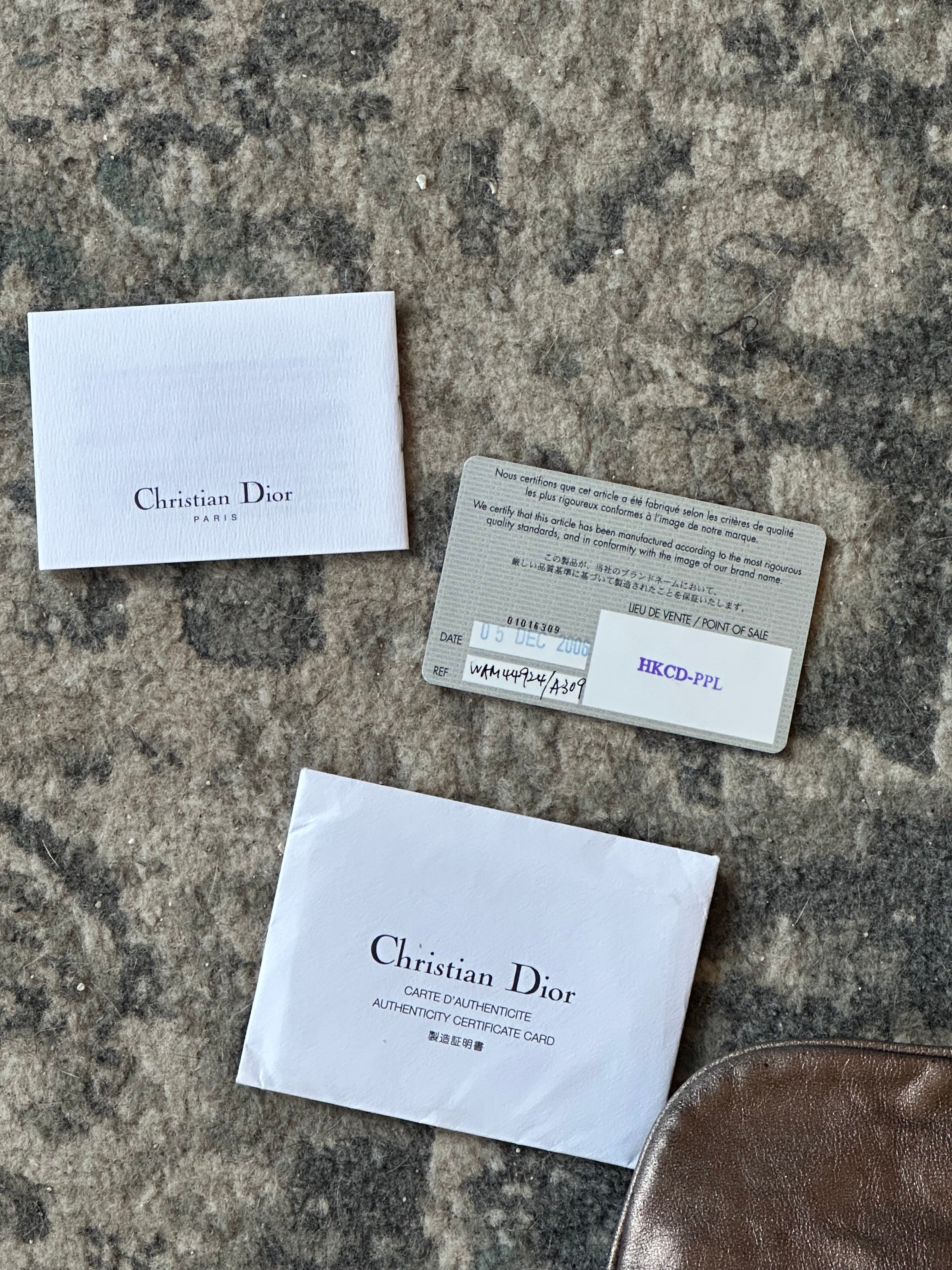 Christian Dior Gaucho Double Saddle