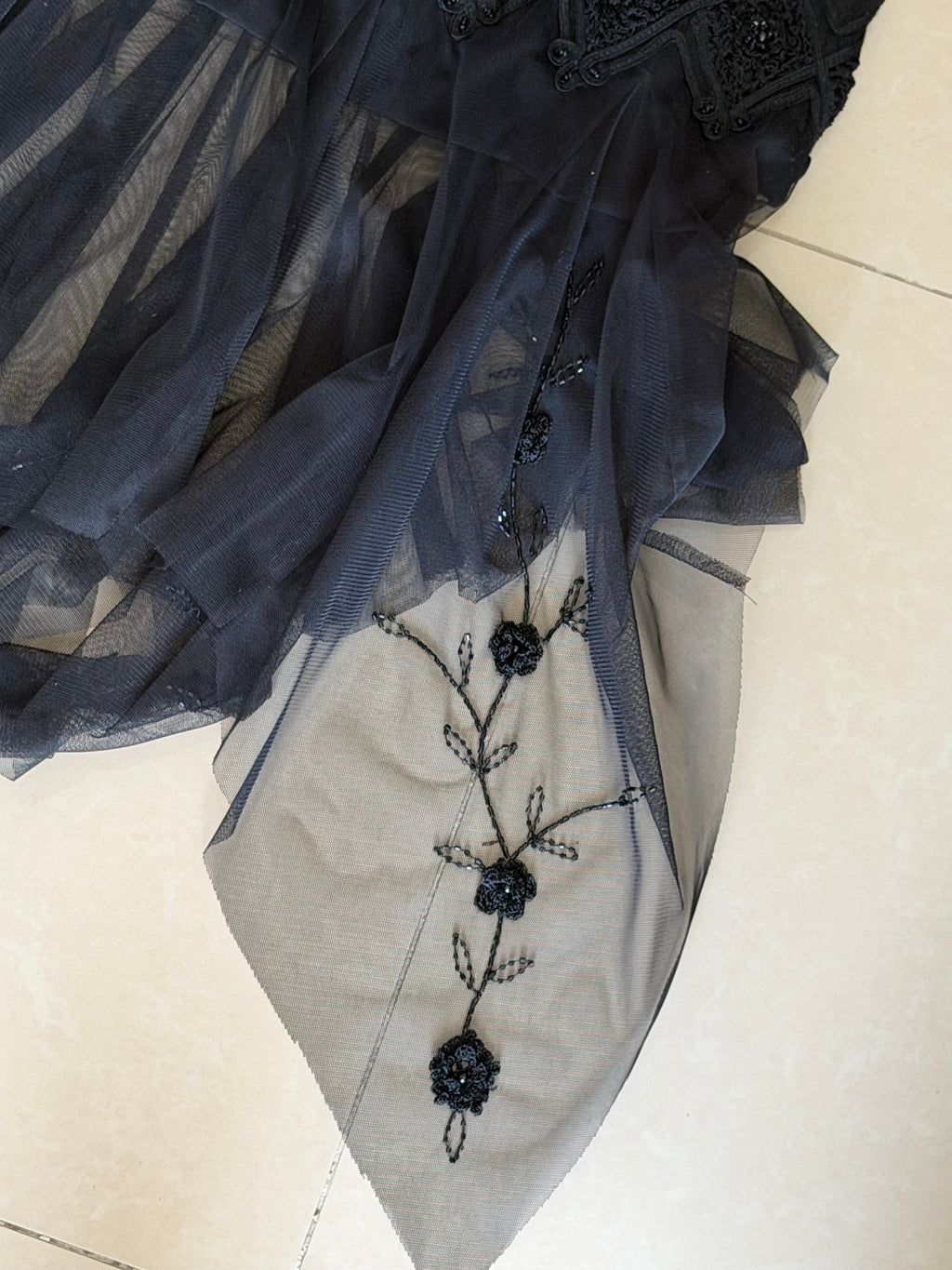 Sue Wong Sheer
Handkerchief Dress
