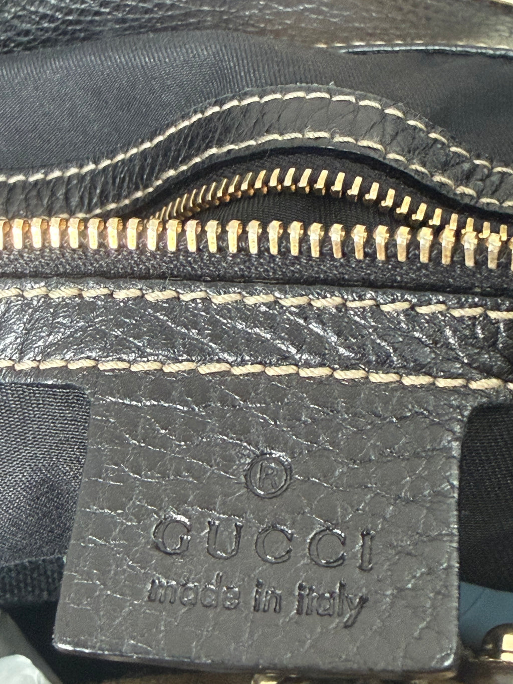 Gucci Fall/Winter Embroidered Velvet Large Indy Hobo Bag