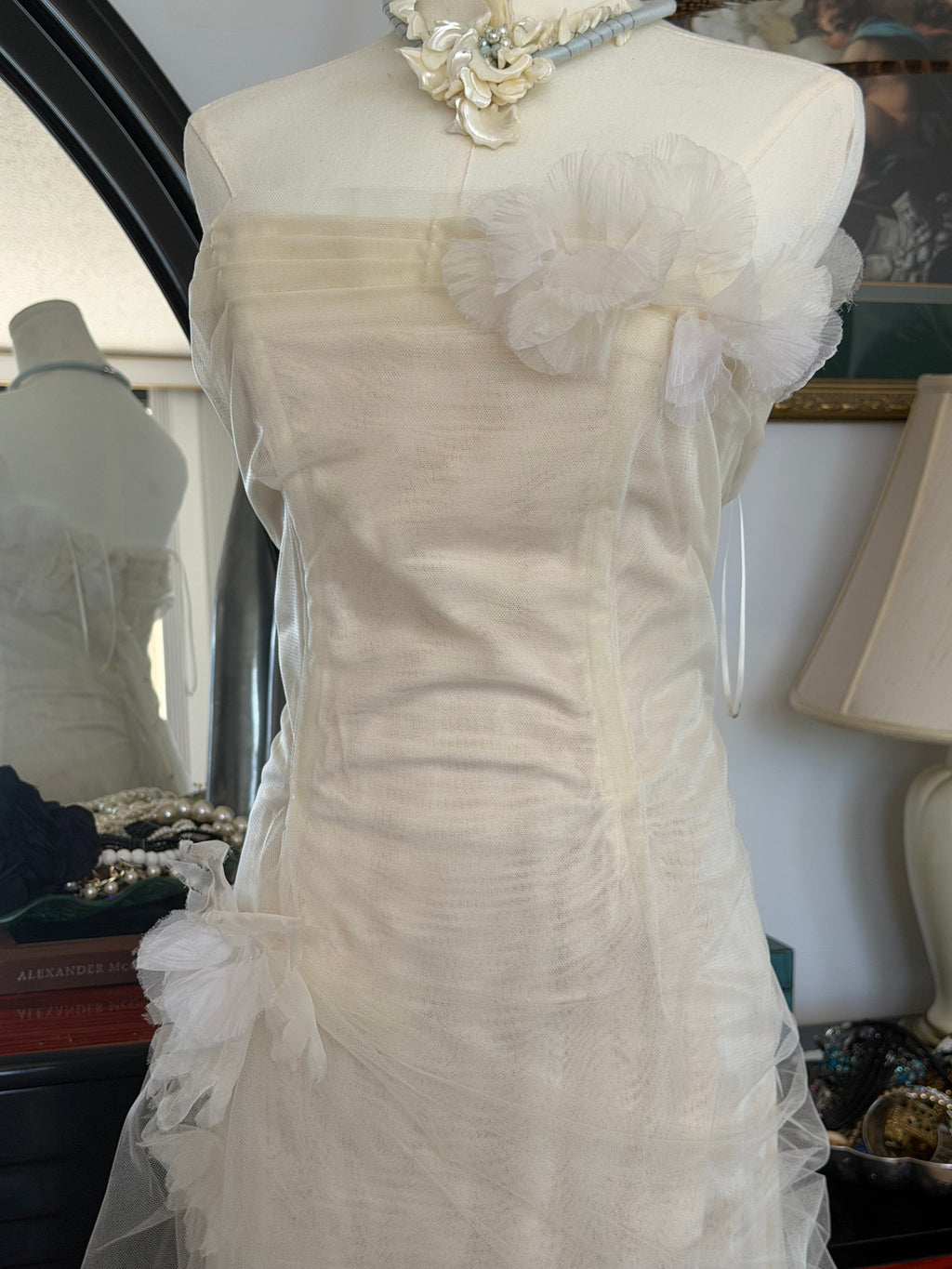 Nina Raynor Strapless Silk
Tulle Gown