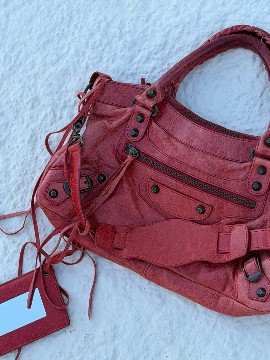 Balenciaga First Bag in Rouge Vermillion (2007)