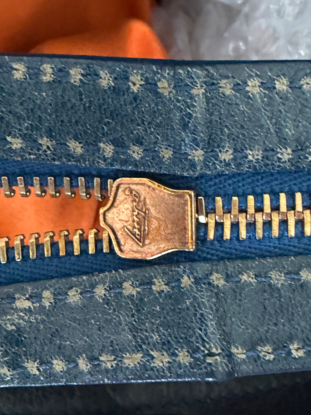 2013 Balenciaga Giant 12 City Bag in Bleu Indigo with Rose Gold Hardware