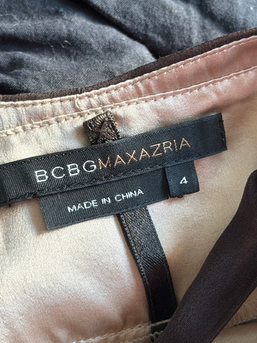 BCBGMAXAZRIA Chocolate Brown Sheer Halter Evening Gown – Y2K Empire Waist Maxi Dress
