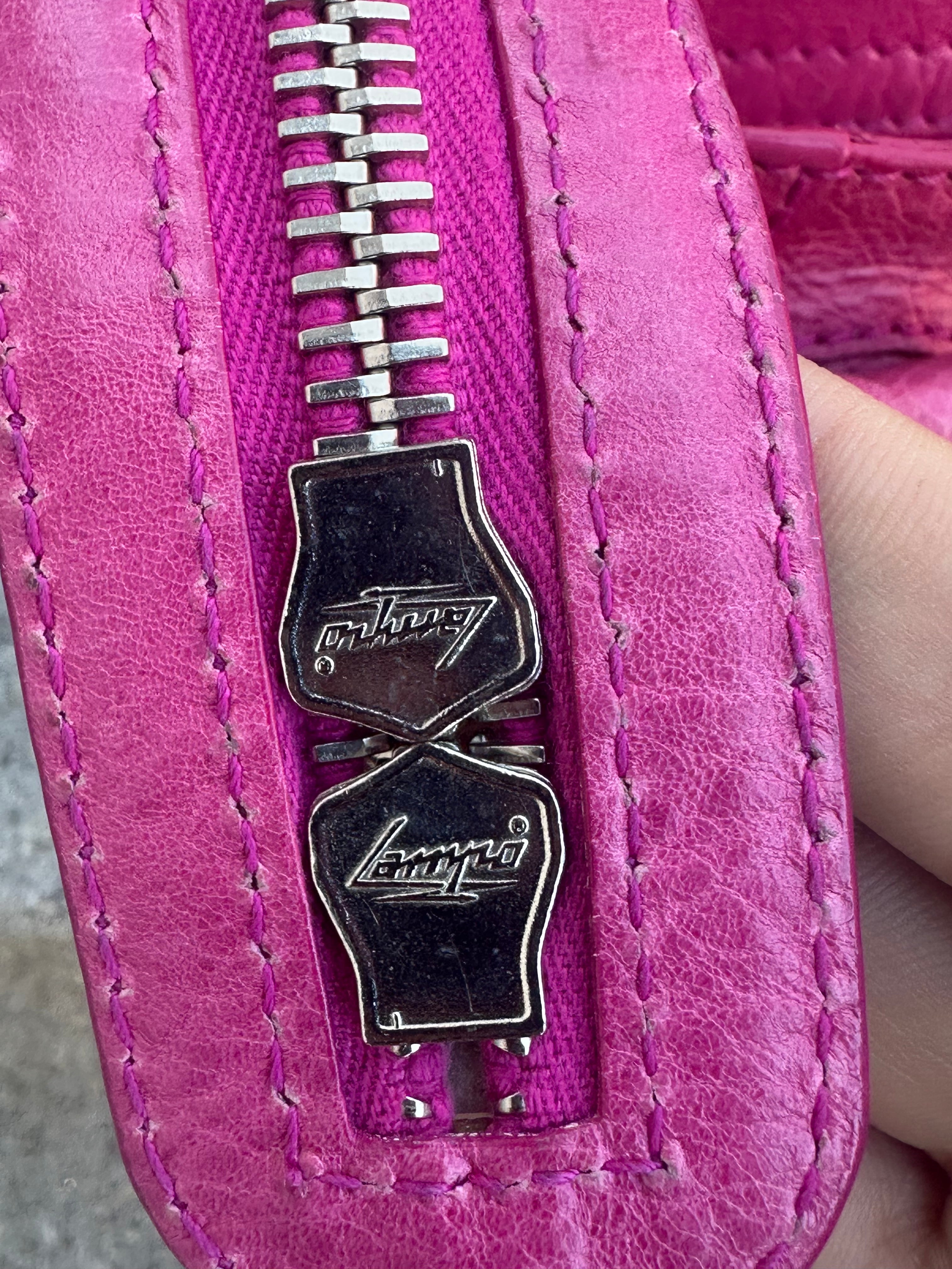 Balenciaga Velo – Giant 12 Silver Hardware – Fuchsia Arena Lambskin 2012