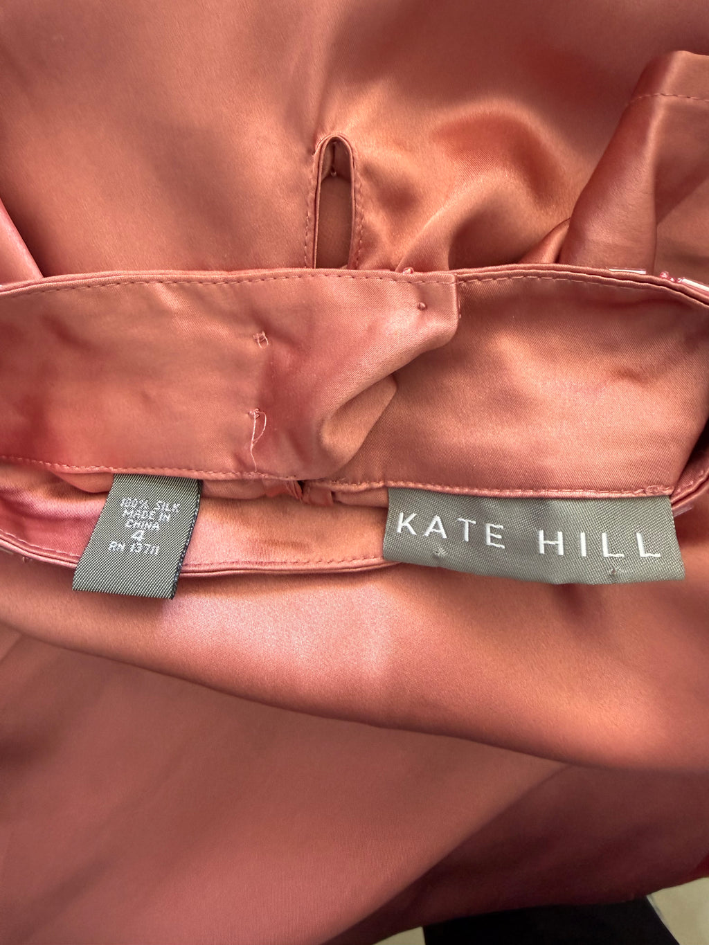 Kate Hill Beaded Silk Top