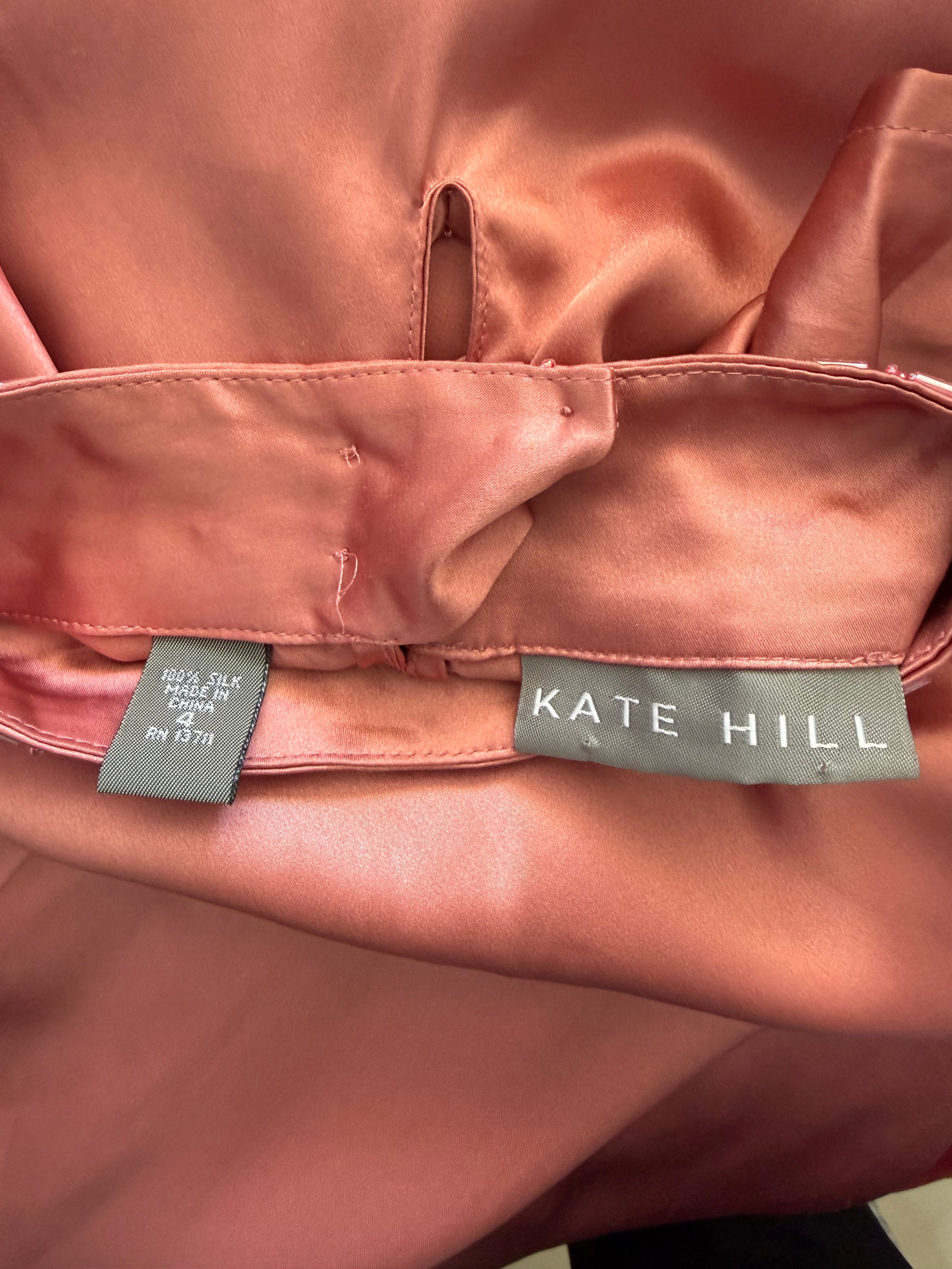Kate Hill Beaded Silk Top