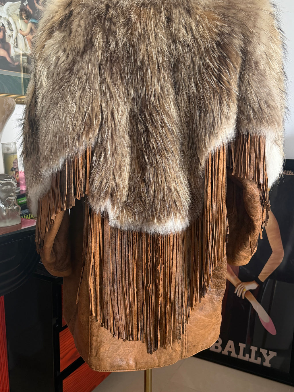 Vintage Genuine Fur & Suede Fringe Coat – Willy Rudke Atlantic City