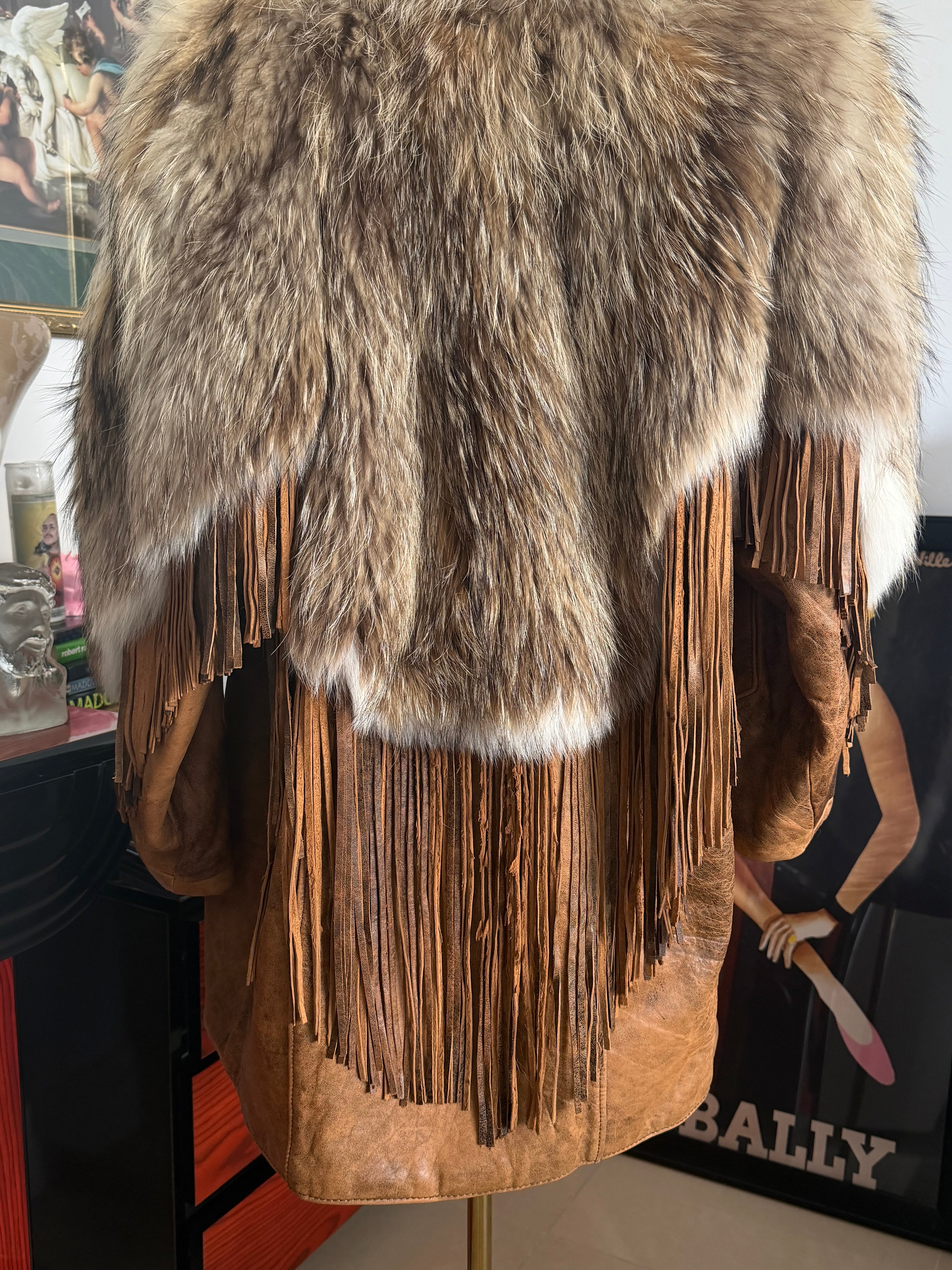 Vintage Genuine Fur & Suede Fringe Coat – Willy Rudke Atlantic City