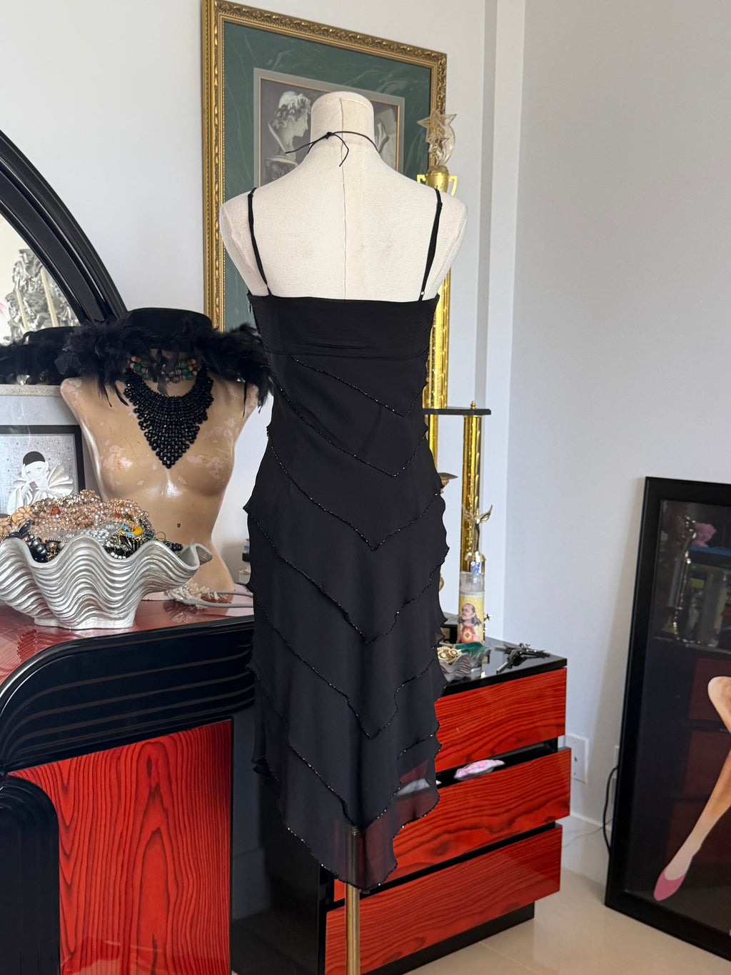 Sue Wong Beaded
Asymmetrical Dress