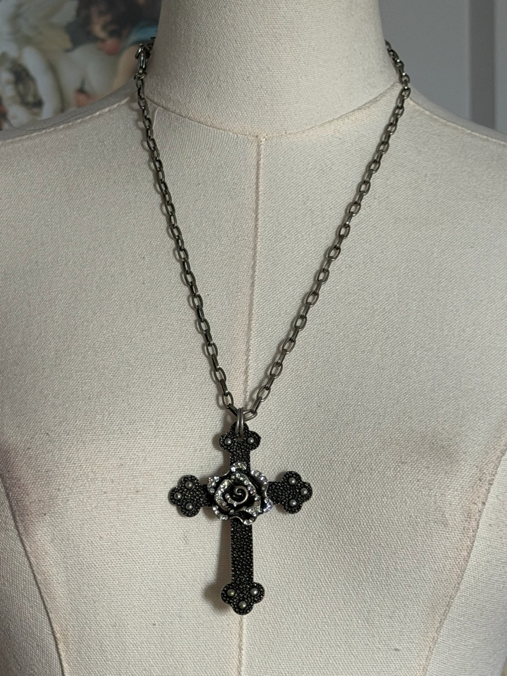 Gothic cross necklace