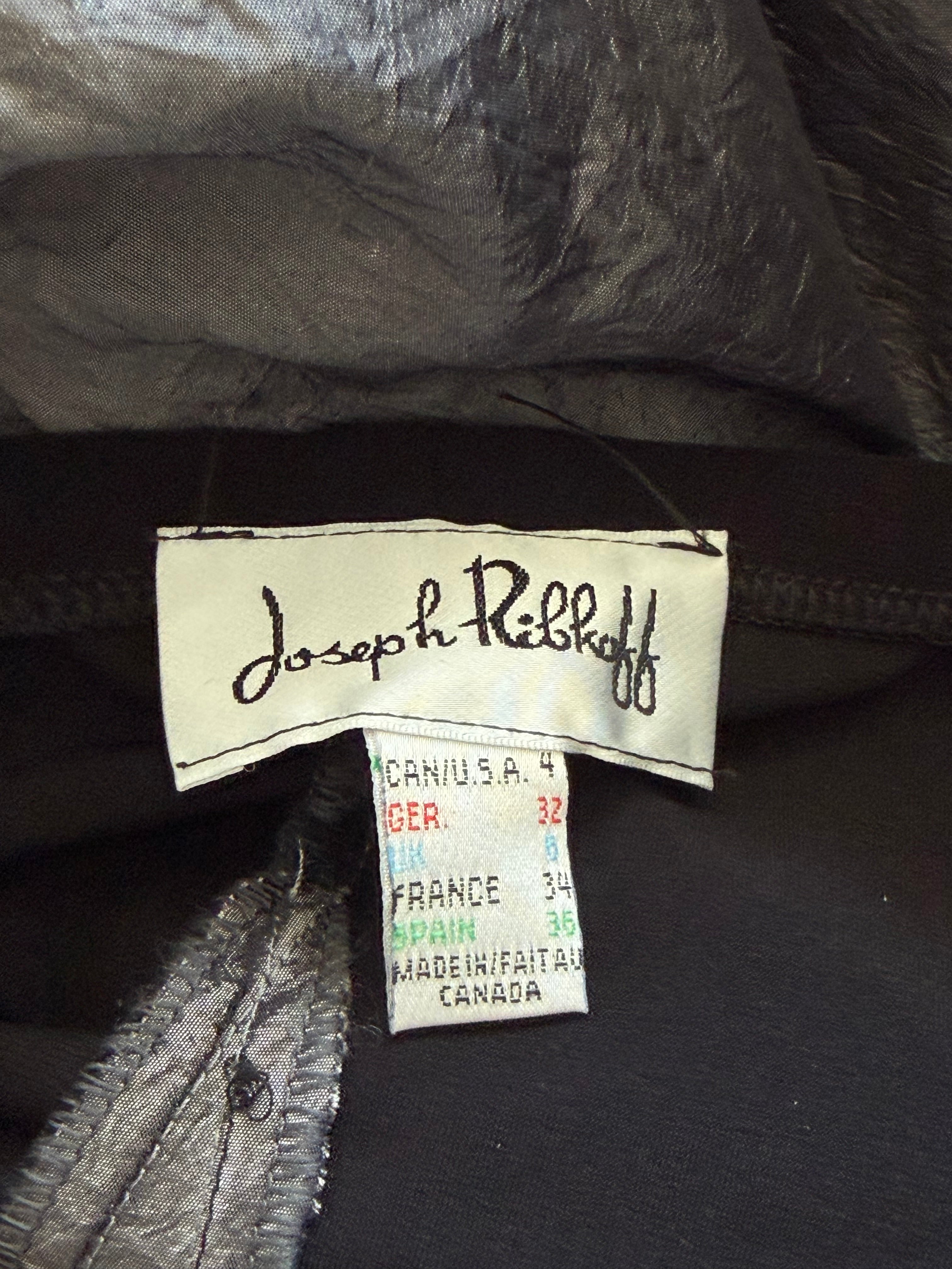 joseph ribkoff metallic silver draped bustle maxi skirt | made in canada | size 4