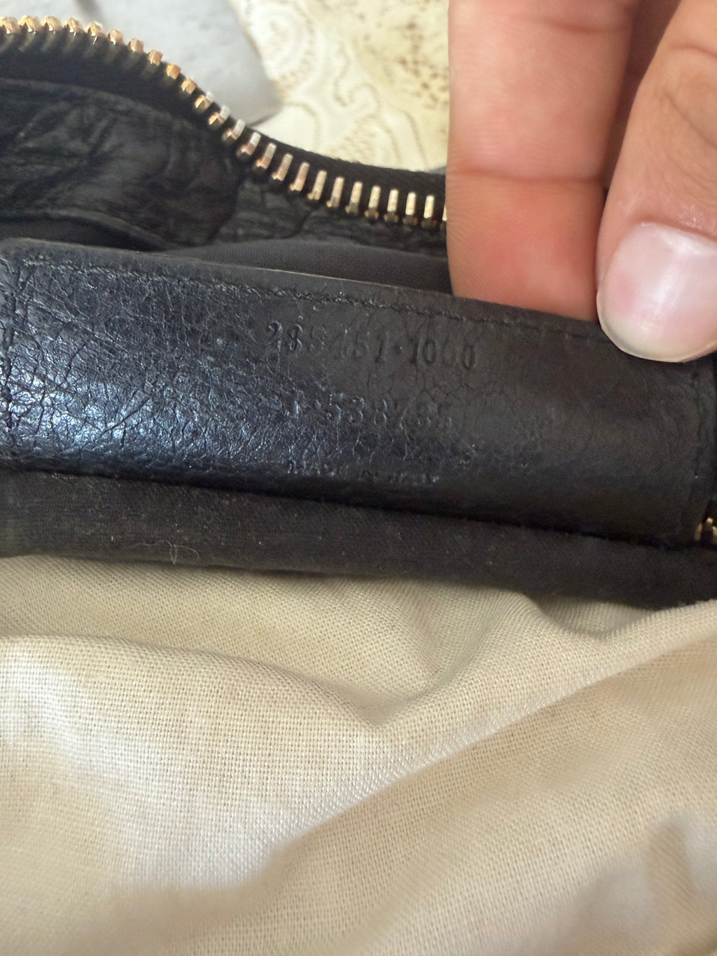 Vintage Balenciaga Giant Work Bag – Black Leather with Gold Hardware