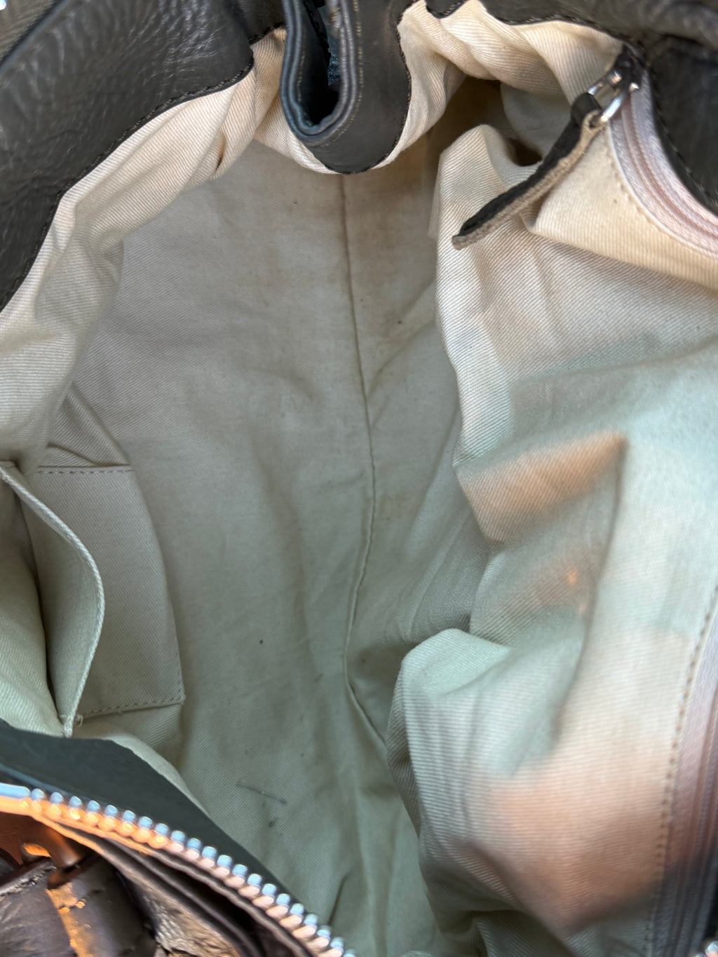 Chloé Paddington Satchel (2005) – Olive Green with Gold Hardware