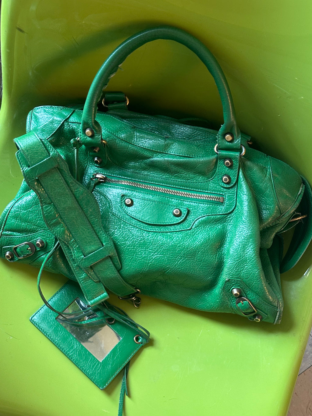 Balenciaga City Bag – Vert Jade Green (FW11)