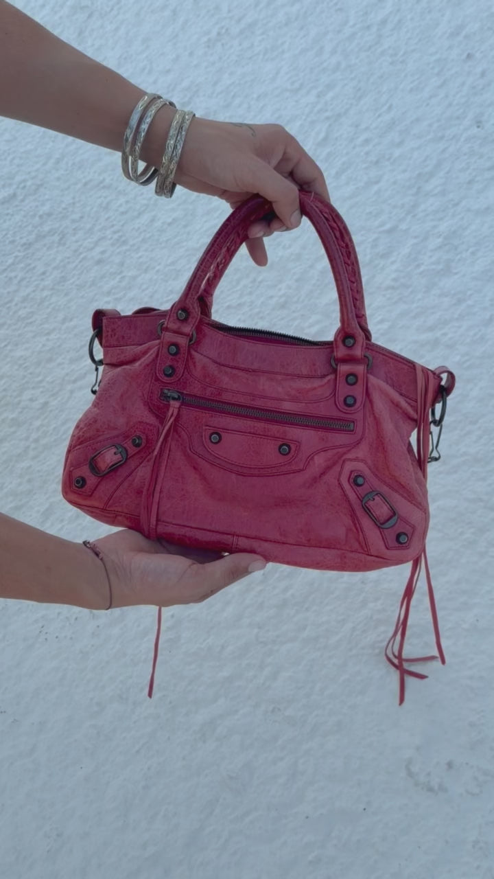 Balenciaga First Bag in Rouge Vermillion (2007)